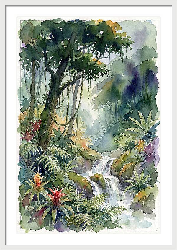 Serenity In The Rainforest