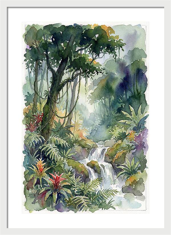 Serenity In The Rainforest