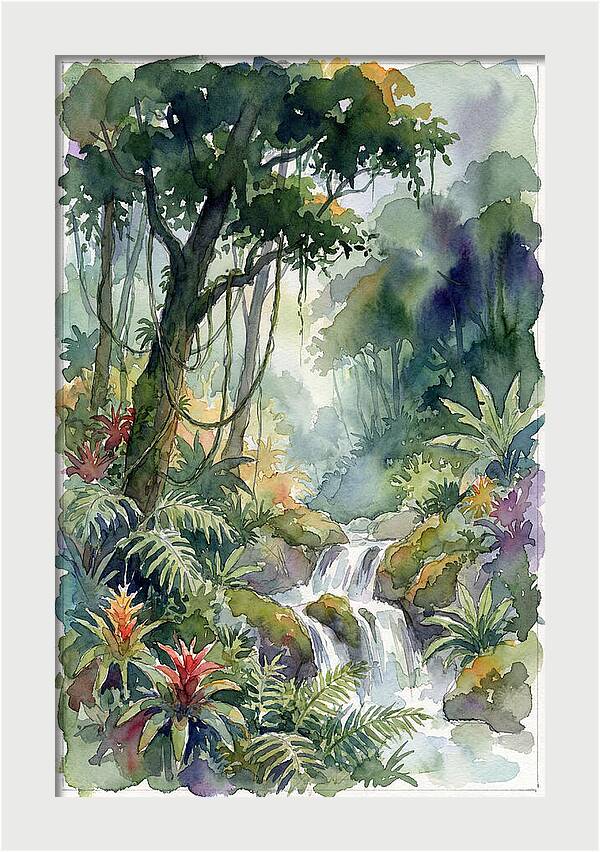 Serenity In The Rainforest