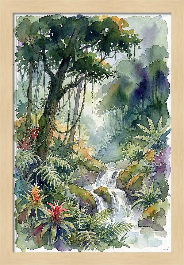 Serenity In The Rainforest