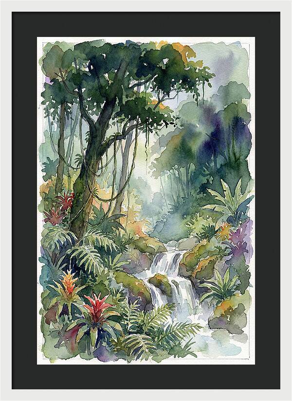 Serenity In The Rainforest