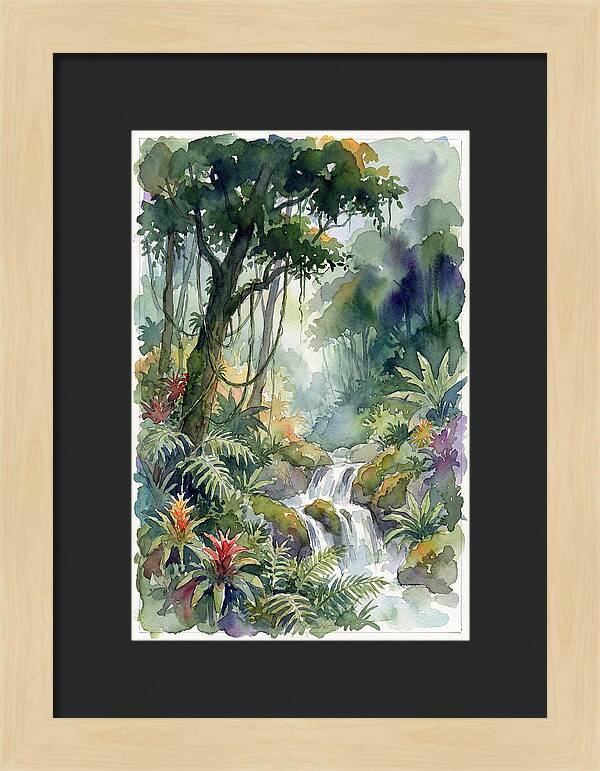Serenity In The Rainforest