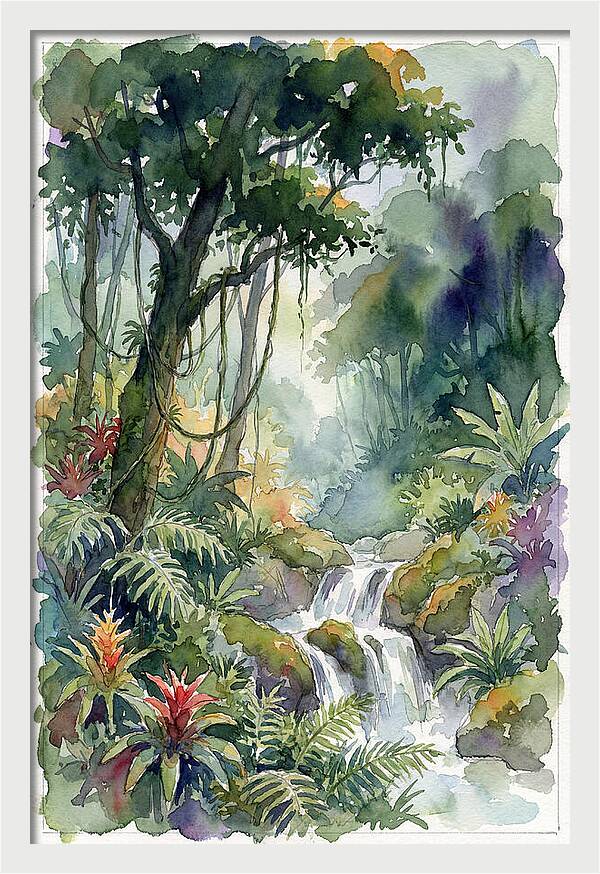 Serenity In The Rainforest
