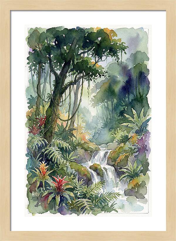 Serenity In The Rainforest
