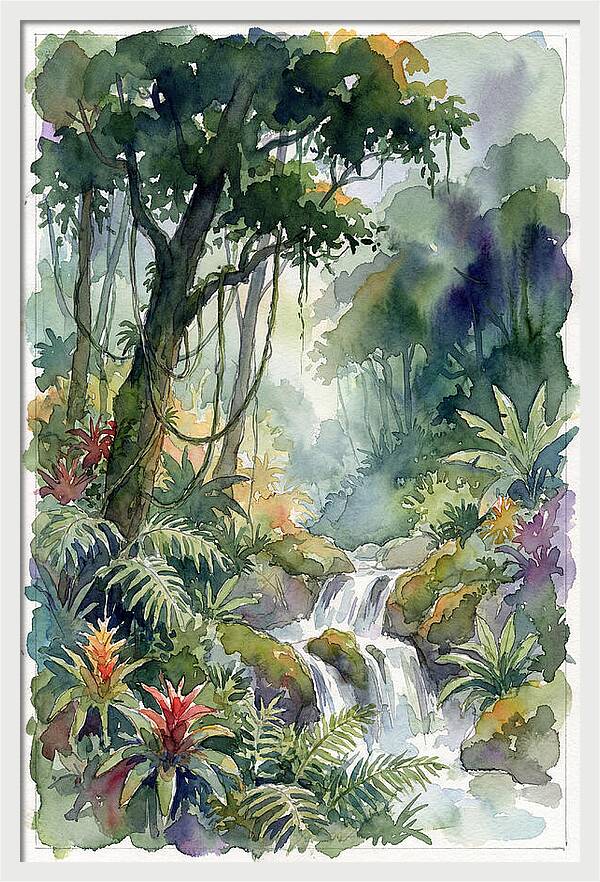 Serenity In The Rainforest