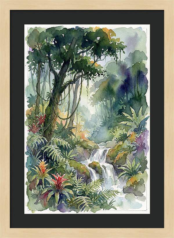 Serenity In The Rainforest