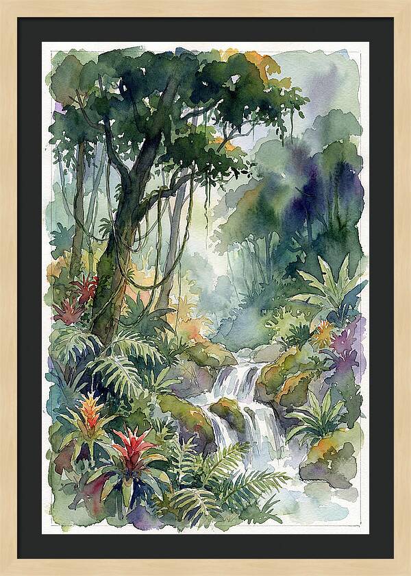 Serenity In The Rainforest