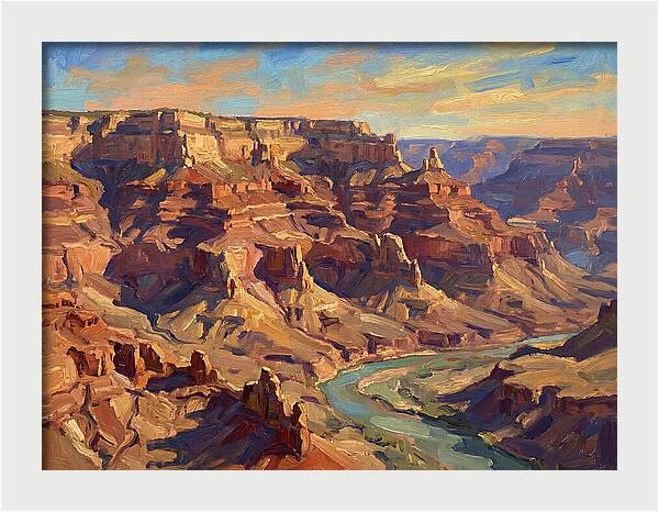 Serenity In The Twilight Canyon