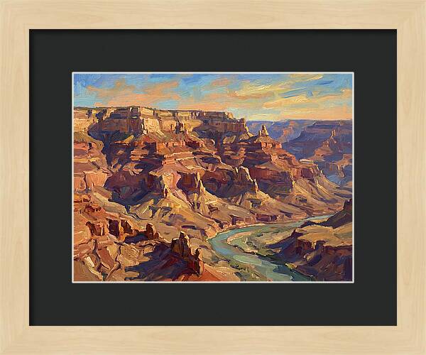 Serenity In The Twilight Canyon