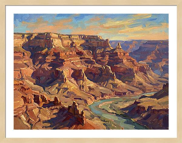 Serenity In The Twilight Canyon