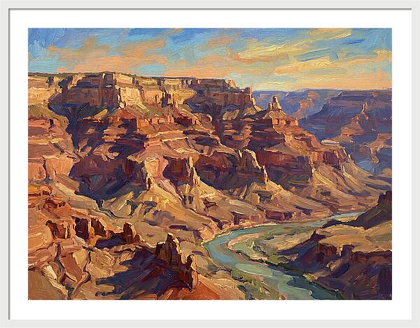 Serenity In The Twilight Canyon