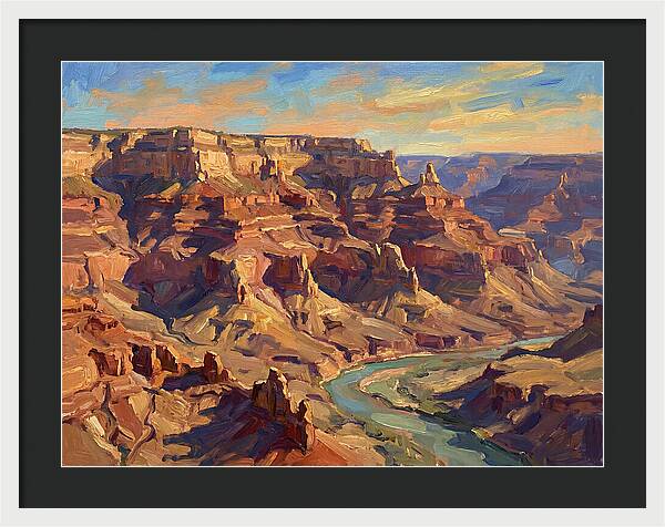 Serenity In The Twilight Canyon