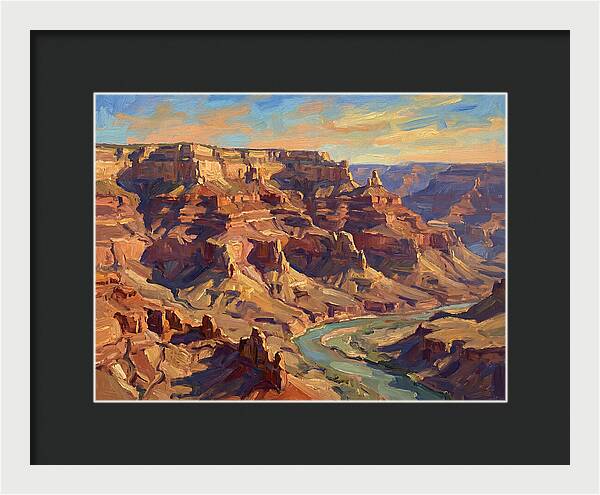 Serenity In The Twilight Canyon