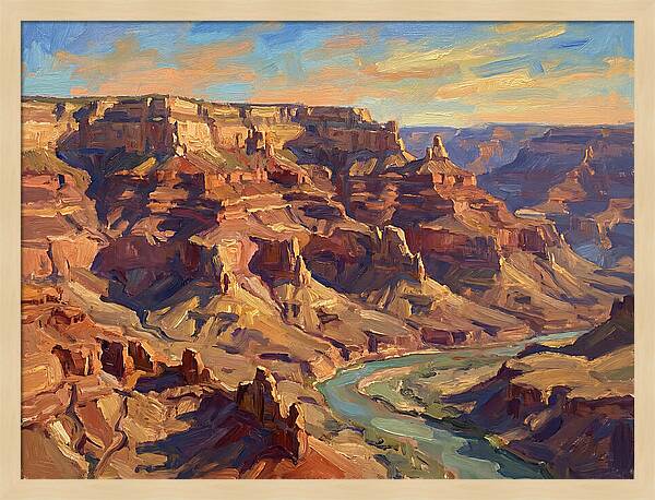 Serenity In The Twilight Canyon