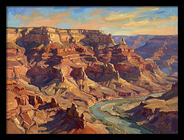 Serenity In The Twilight Canyon