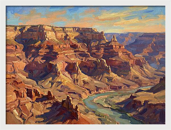 Serenity In The Twilight Canyon