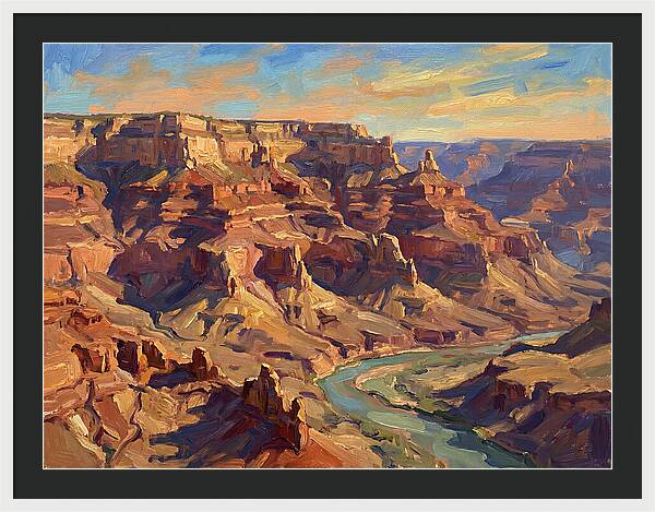 Serenity In The Twilight Canyon
