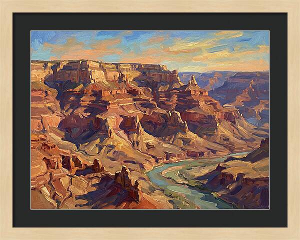 Serenity In The Twilight Canyon