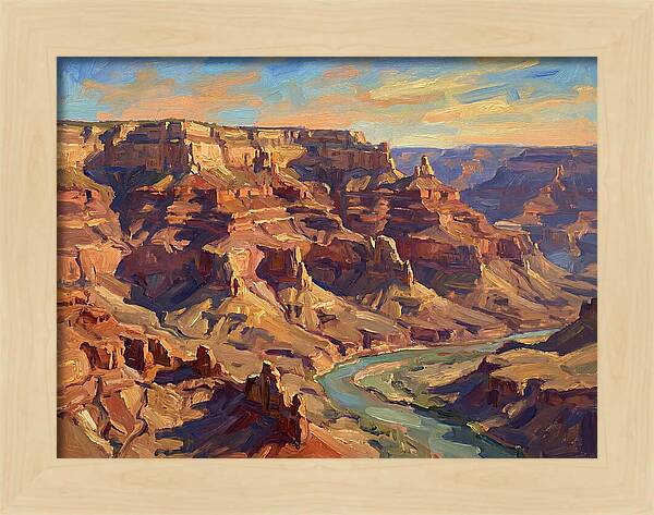 Serenity In The Twilight Canyon