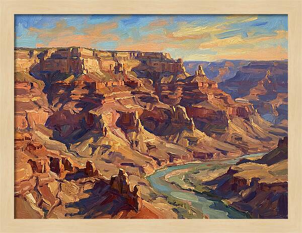 Serenity In The Twilight Canyon