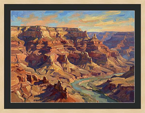Serenity In The Twilight Canyon