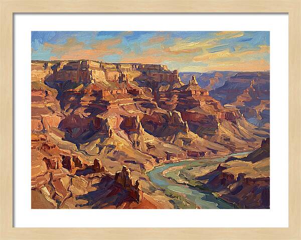 Serenity In The Twilight Canyon