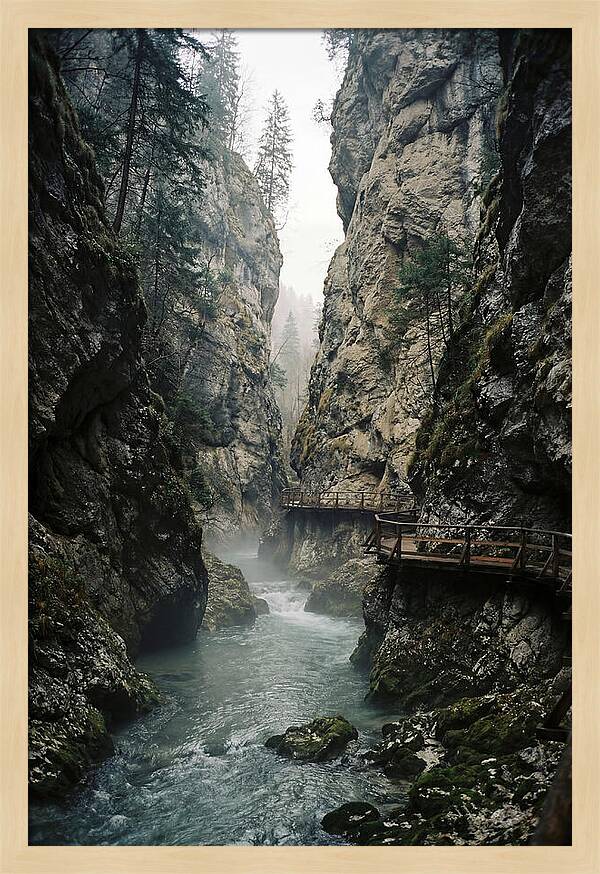 Serenity In Vintgar Gorge