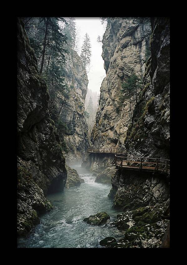 Serenity In Vintgar Gorge