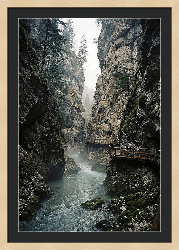 Serenity In Vintgar Gorge