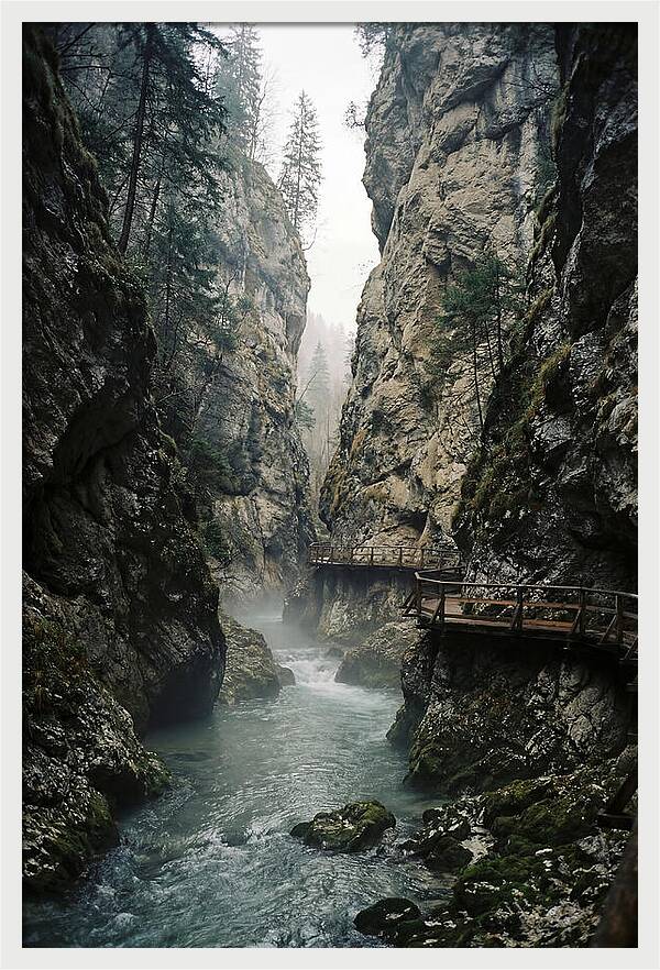 Serenity In Vintgar Gorge
