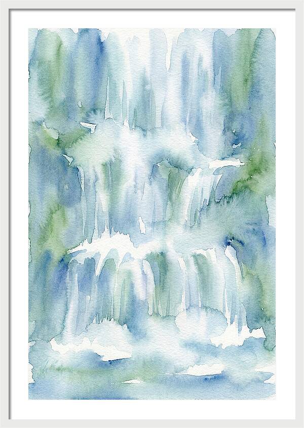 Serenity Of Cascading Waters