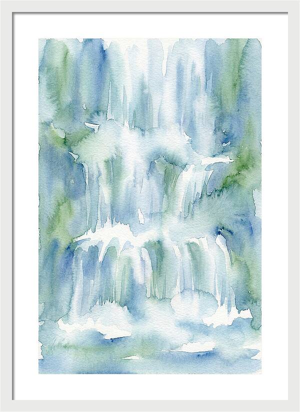 Serenity Of Cascading Waters