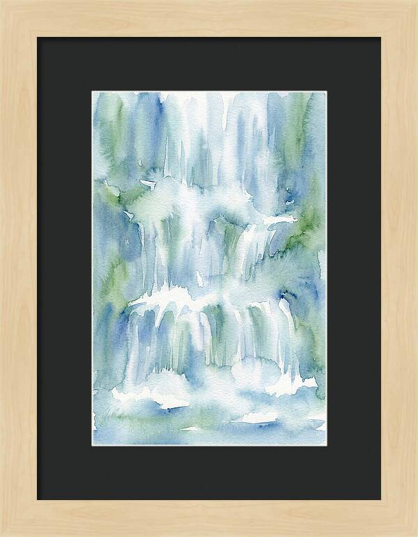 Serenity Of Cascading Waters