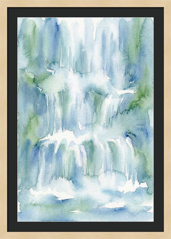 Serenity Of Cascading Waters