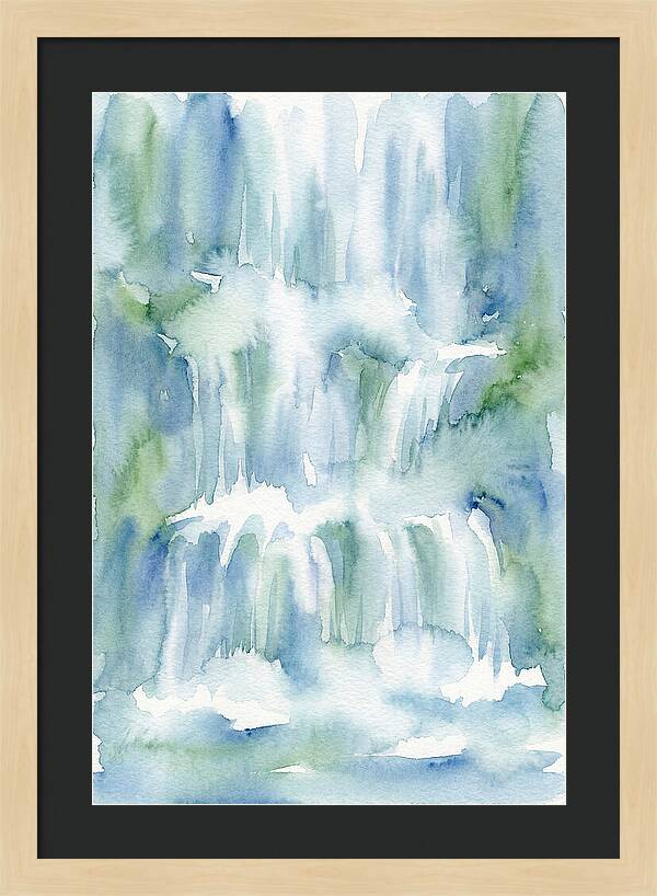 Serenity Of Cascading Waters