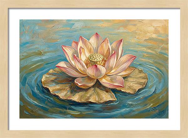 Serenity Of Lotus Blooms
