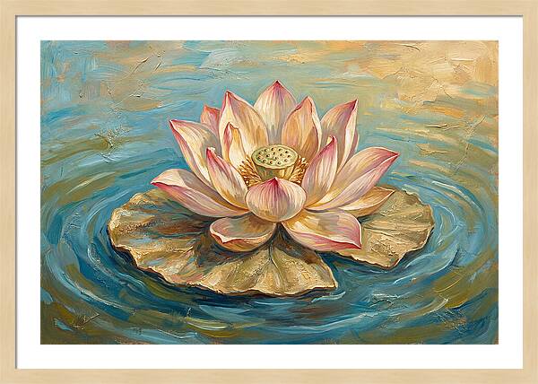 Serenity Of Lotus Blooms