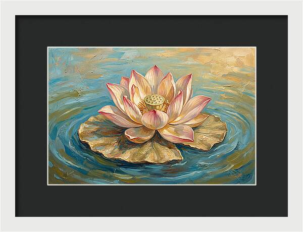Serenity Of Lotus Blooms