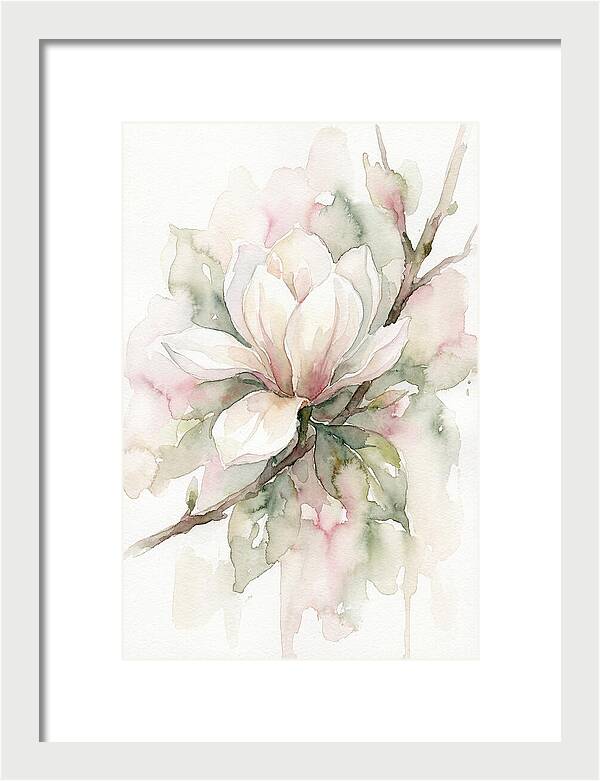 Serenity Of Magnolia Blooms