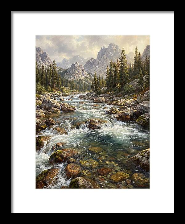 Serenity Of Mountain Waters