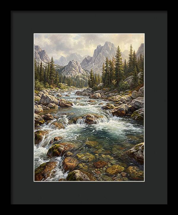 Serenity Of Mountain Waters