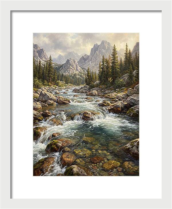 Serenity Of Mountain Waters