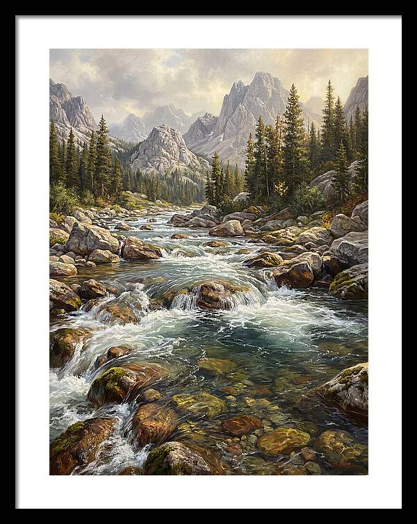 Serenity Of Mountain Waters