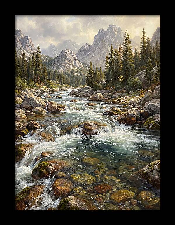 Serenity Of Mountain Waters