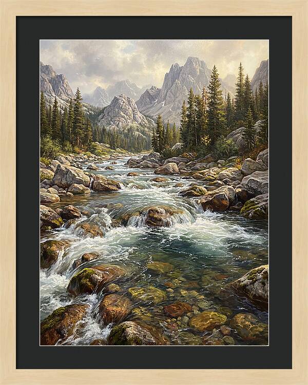 Serenity Of Mountain Waters