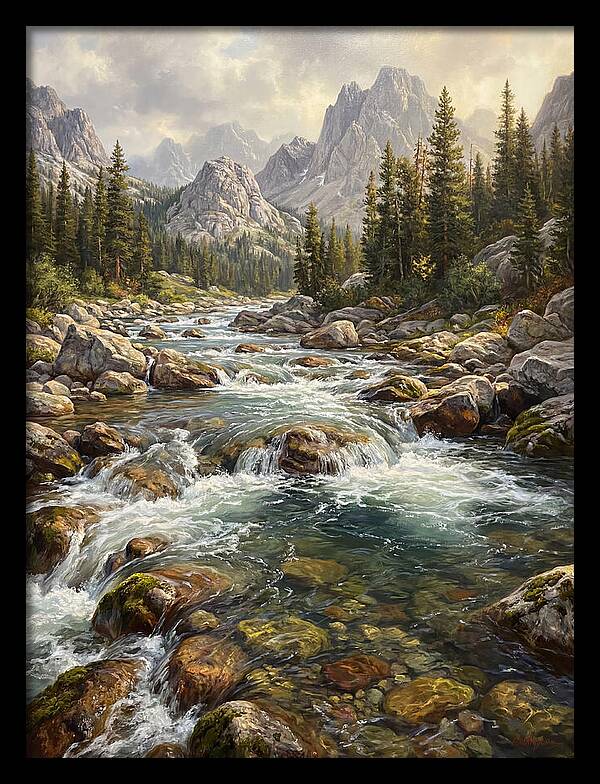 Serenity Of Mountain Waters
