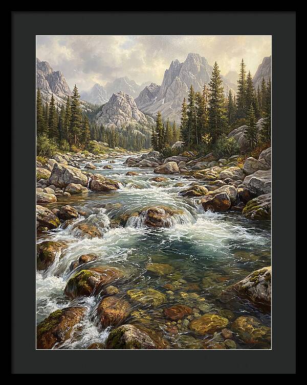 Serenity Of Mountain Waters