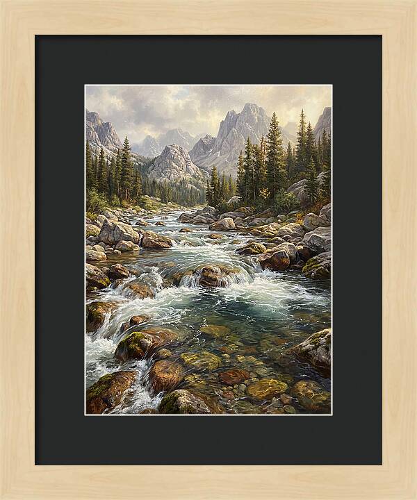 Serenity Of Mountain Waters