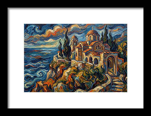 Serenity Of The Coastal Monastery