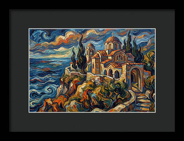 Serenity Of The Coastal Monastery